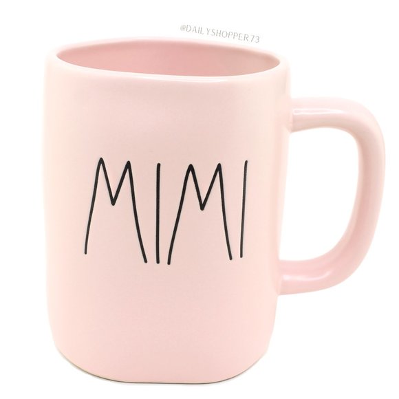 Rae Dunn Other - Rae Dunn "Mimi" Pastel Pink Matte Ceramic Coffee Mug